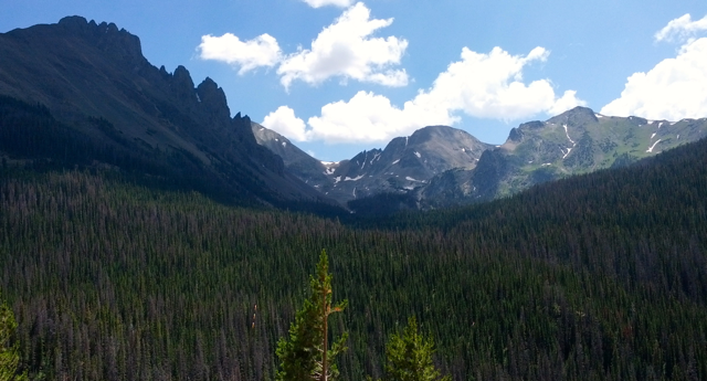 Rocky Mountains near Cameron Pass in Colorado